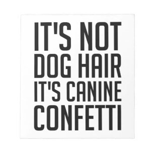 Canine Confetti Notizblock