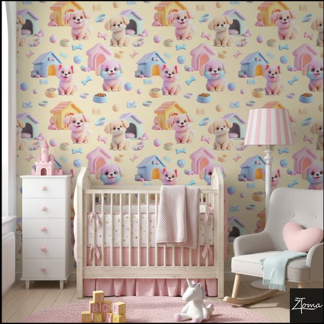 Canine Cuddle 3 Tapete (Von Creator hochgeladen)