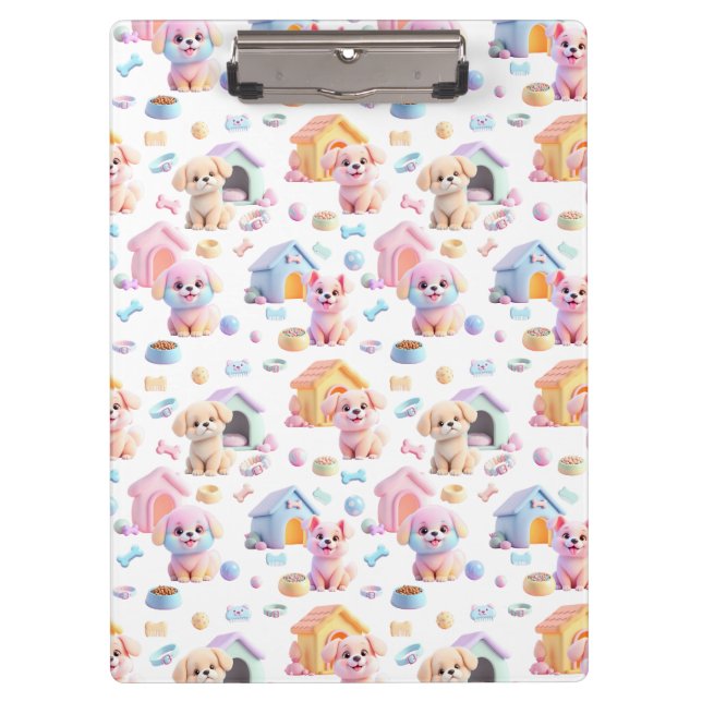 Canine Cuddle Klemmbrett (Vorderseite)