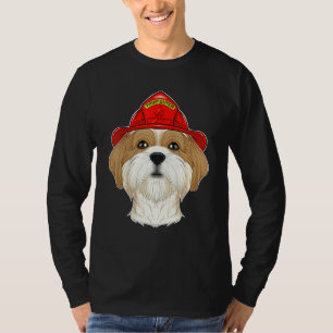 Canine Handler I Fireman Dog I Feuerwehrmann Shih  T-Shirt