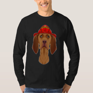 Canine Handler I Fireman Dog I Feuerwehrmann Vizsl T-Shirt