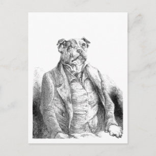 "Canine Lecture" Postkarte