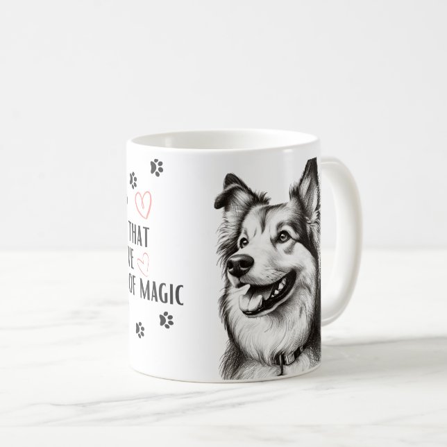 Canine Magic: Ein Cup der bedingungslosen Liebe Kaffeetasse (VorderseiteRechts)