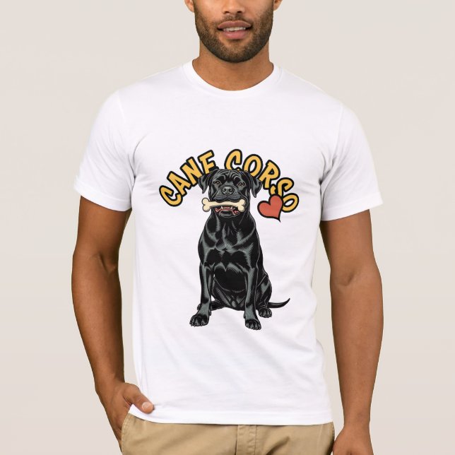 Canine Majesty: Cane Corso T - Shirt (Vorderseite)