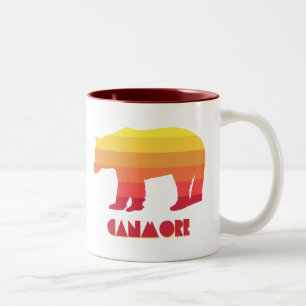 Canmore Alberta Rainbow Bear Zweifarbige Tasse