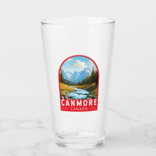 Canmore Kanada Reise Kunst Vintage Glas