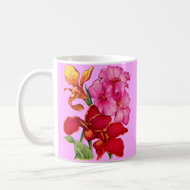 canna-Blume Kaffeetasse (Links)
