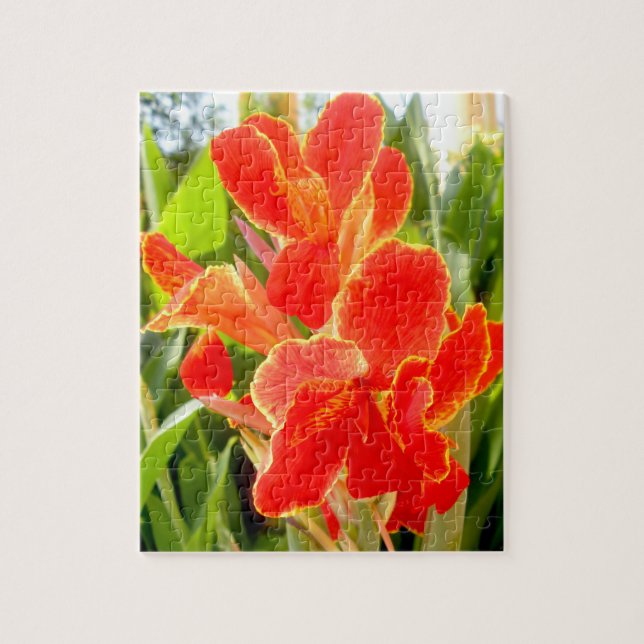 Canna Lilien-Puzzlespiel Puzzle (Vertikal)