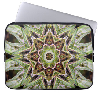 Canna-Mandala... Laptopschutzhülle