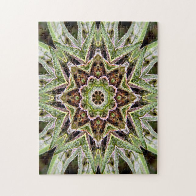 Canna-Mandala... Puzzle (Vertikal)