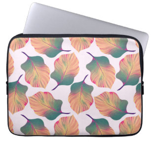 Canna Tropicanna Blätter in Pastel Laptopschutzhülle