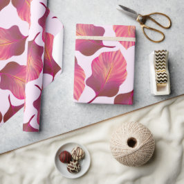 Canna Tropicanna Blätter in Rosa Geschenkpapier