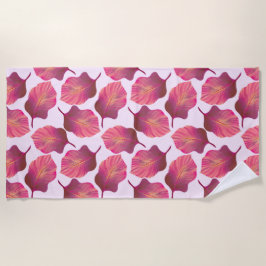 Canna Tropicanna Blätter in Rosa Strandtuch