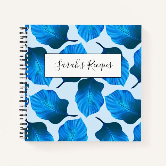 Canna Tropicanna Tropical Blätter in Locarno Notizbuch (Vorderseite)