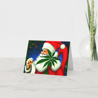 Cannabis Santa Frohe Weihnachten