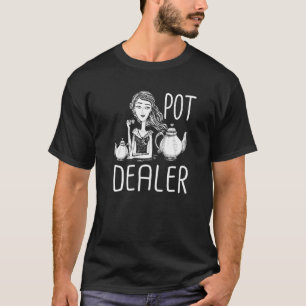 Cannabishändler-Kaffee Cannabiskonsument T-Shirt