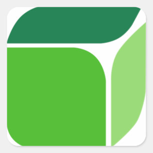 Cannabox Swag Quadratischer Aufkleber