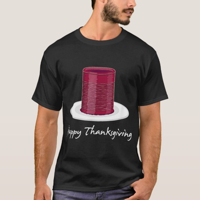 Canned Cranberry Jellied Sauce T-Shirt (Vorderseite)