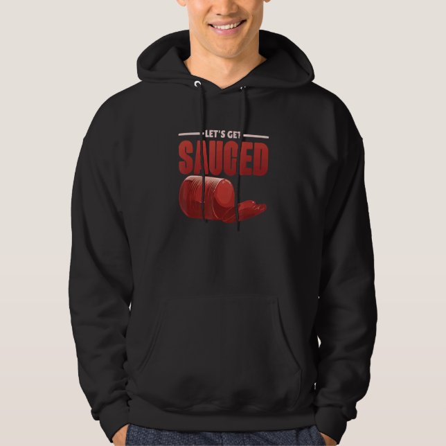 Canned Cranberry Sauce Jellied Happy Thanksgiving  Hoodie (Vorderseite)