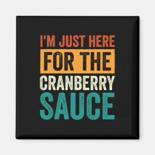 Canned Cranberry Sauce Jellied Happy Thanksgiving Magnet