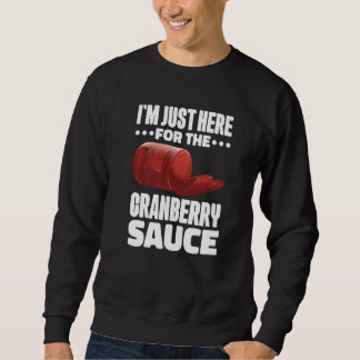 Canned Cranberry Sauce Jellied Happy Thanksgiving Sweatshirt