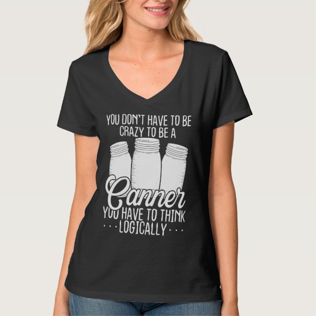 Canner Homegrown Food Perservation Homestead Canni T-Shirt (Vorderseite)