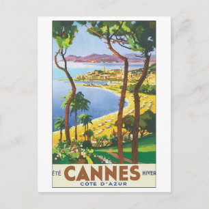 Cannes Cote D' Azur Postkarte