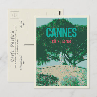 Cannes Cote d'Azur Frankreich, Aussicht auf Suquet Postkarte