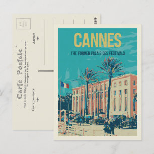 Cannes Cote d'Azur Frankreich, Palais des Festival Postkarte