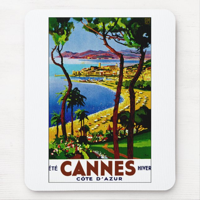 Cannes ~ Cote d'Azur Mousepad (Vorne)