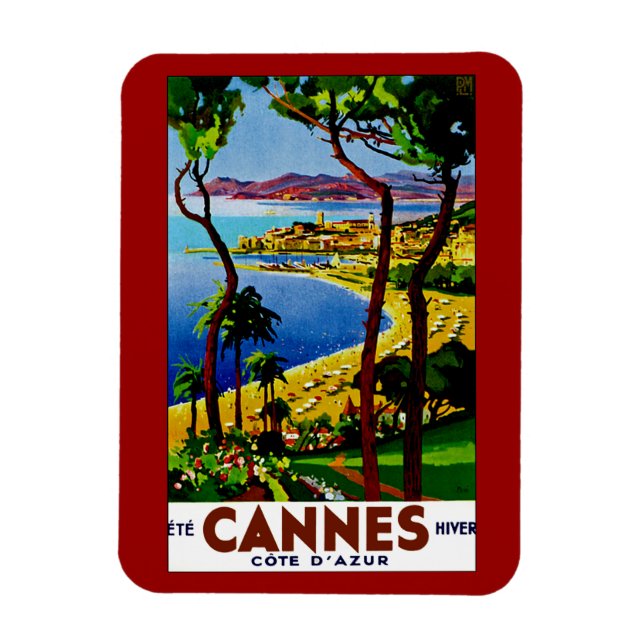 Cannes - Cote d'Azure Magnet (Vertikal)