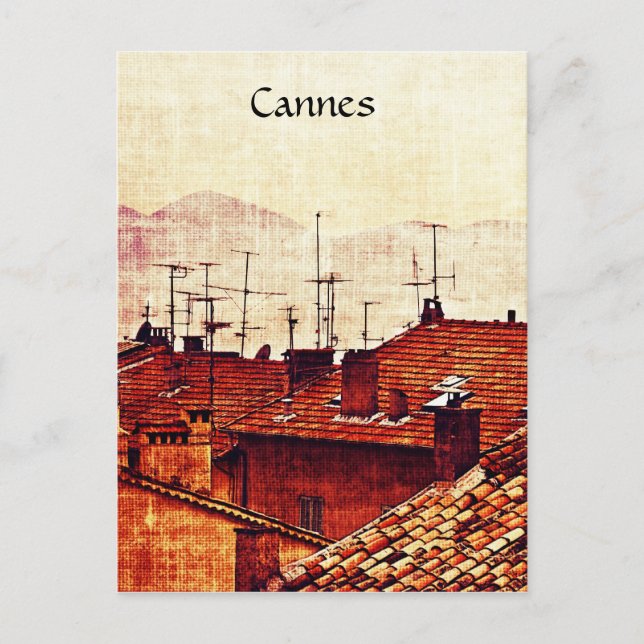 Cannes, Dächer der Provence Postkarte (Vorderseite)