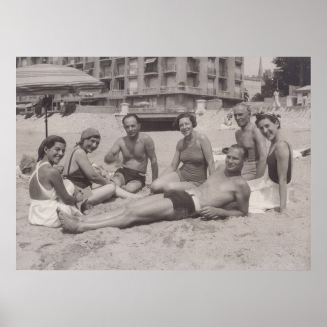 Cannes, Druck der 30er Jahre Poster (Vorne)