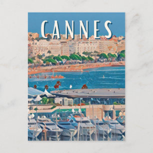 CANNES Foto Vintage Postkarte