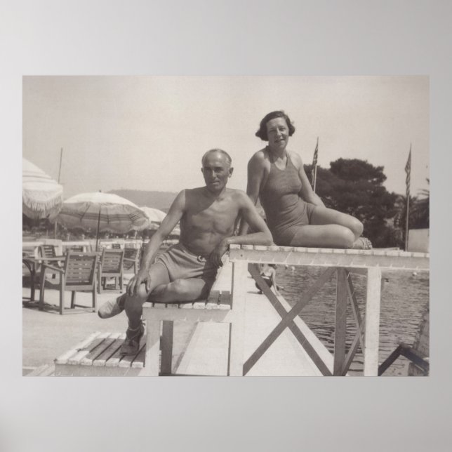 Cannes, Frankreich in den 1930ern Poster (Vorne)