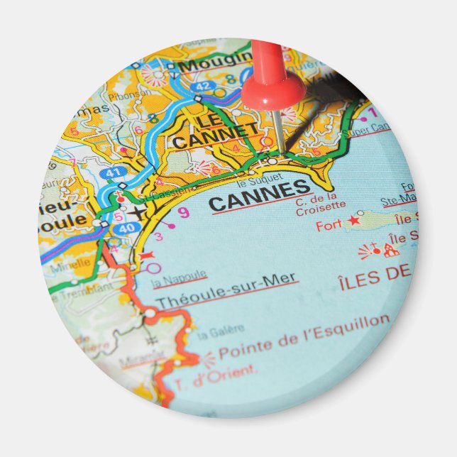 Cannes, Frankreich Magnet (Vorne)
