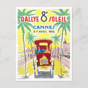 Cannes Frankreich Vintage-Reise Postkarte