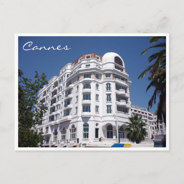 Cannes Hotel Postkarte (Vorderseite)