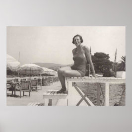 Cannes in den 1930ern poster