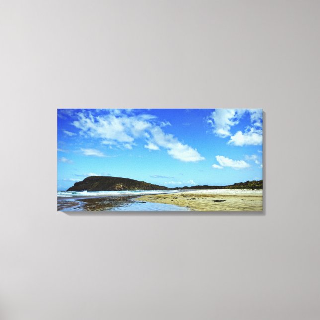 Cannibal Bay, Catlins: Neuseeland Leinwand (Vorderseite)