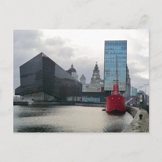 Canning Dock Liverpool Postkarte (Vorderseite)