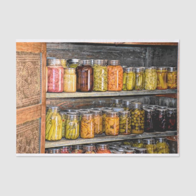 Canning Fall Ernte Preserve Seidenpapier (Vorderseite)