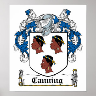 Canning-Familienwappen Poster