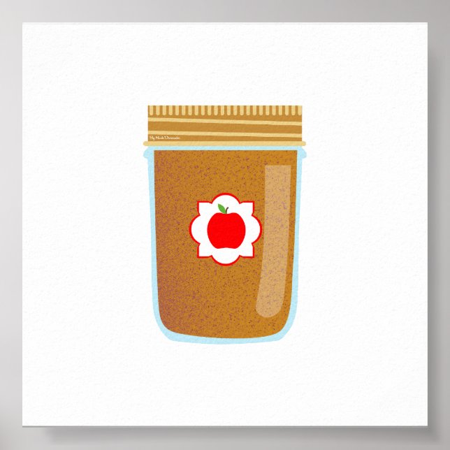 Canning Food - Apple Butter Poster (Vorne)