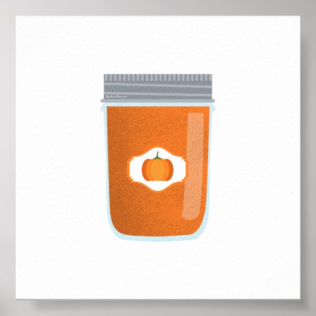Canning Food - Pumpkin Butter Poster (Vorne)
