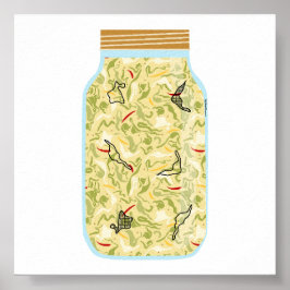 Canning Food - Sauerkraut Poster