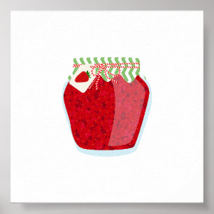 Canning Food - Strawberry Jam Poster