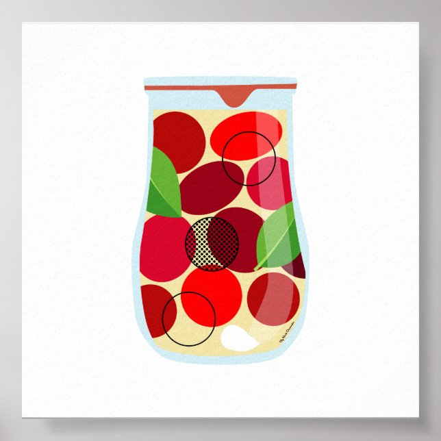 Canning Food - Tomaten Poster (Vorne)