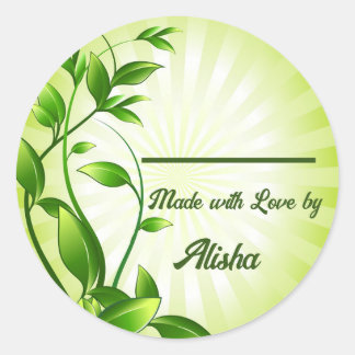 Canning Jar Lid Labels Runder Aufkleber