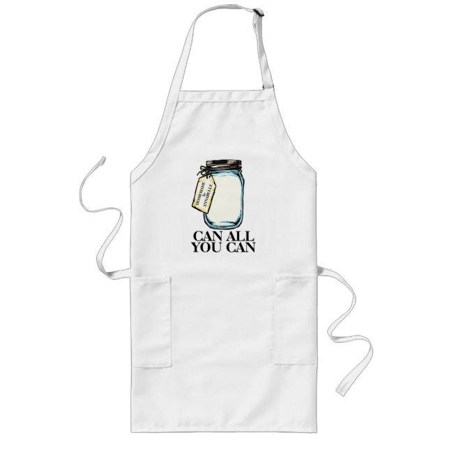 Canning Jar personalisieren Lange Schürze (Vorne)
